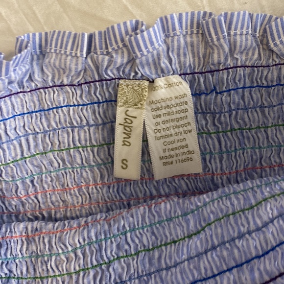 Off the shoulder multicolor top - Picture 2 of 3